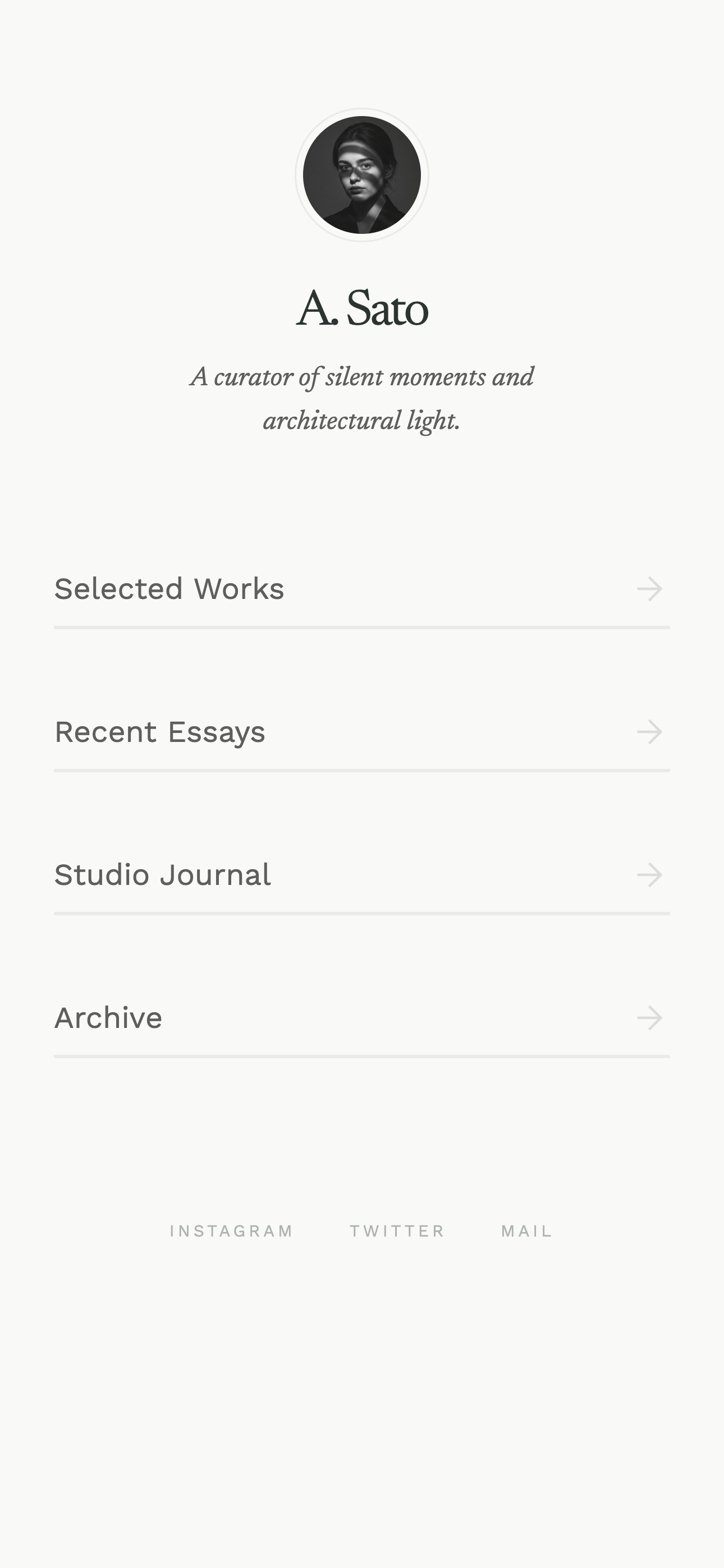 Minimal Paper template