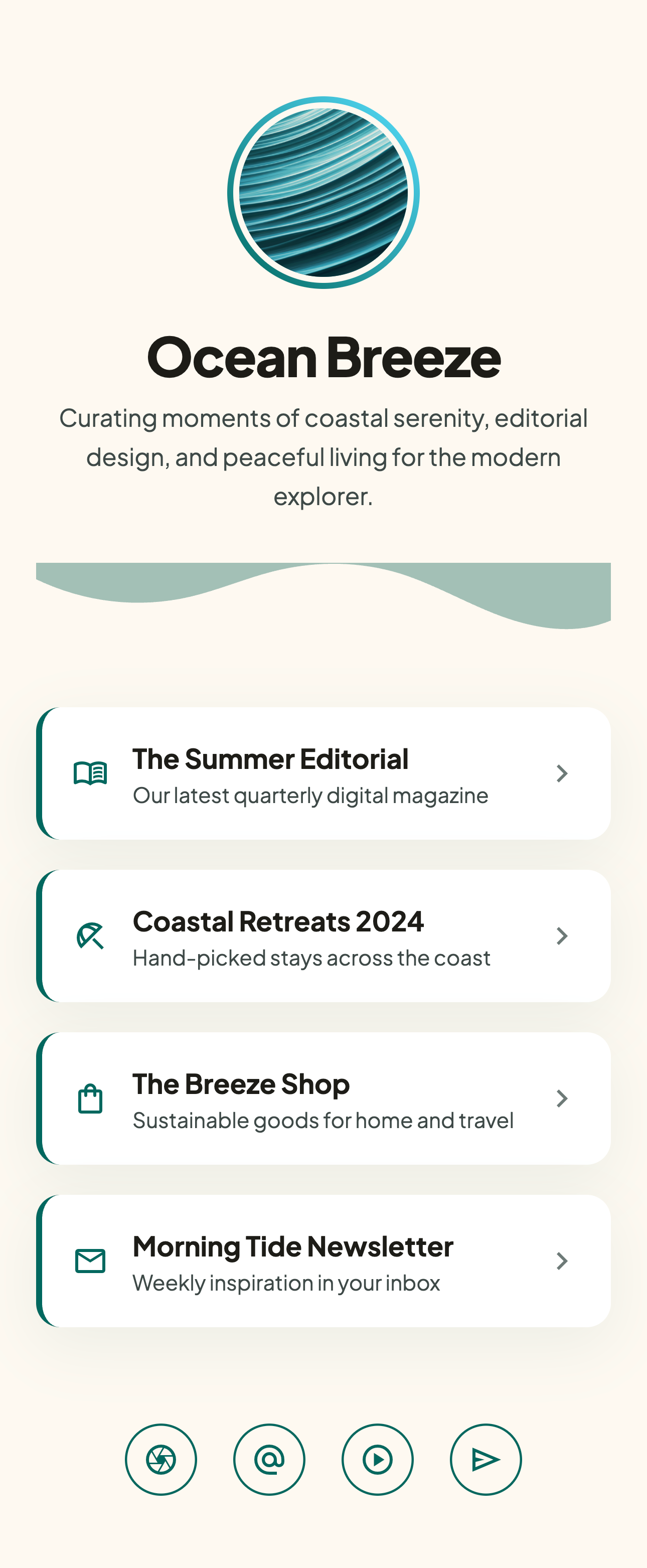 Ocean Breeze template
