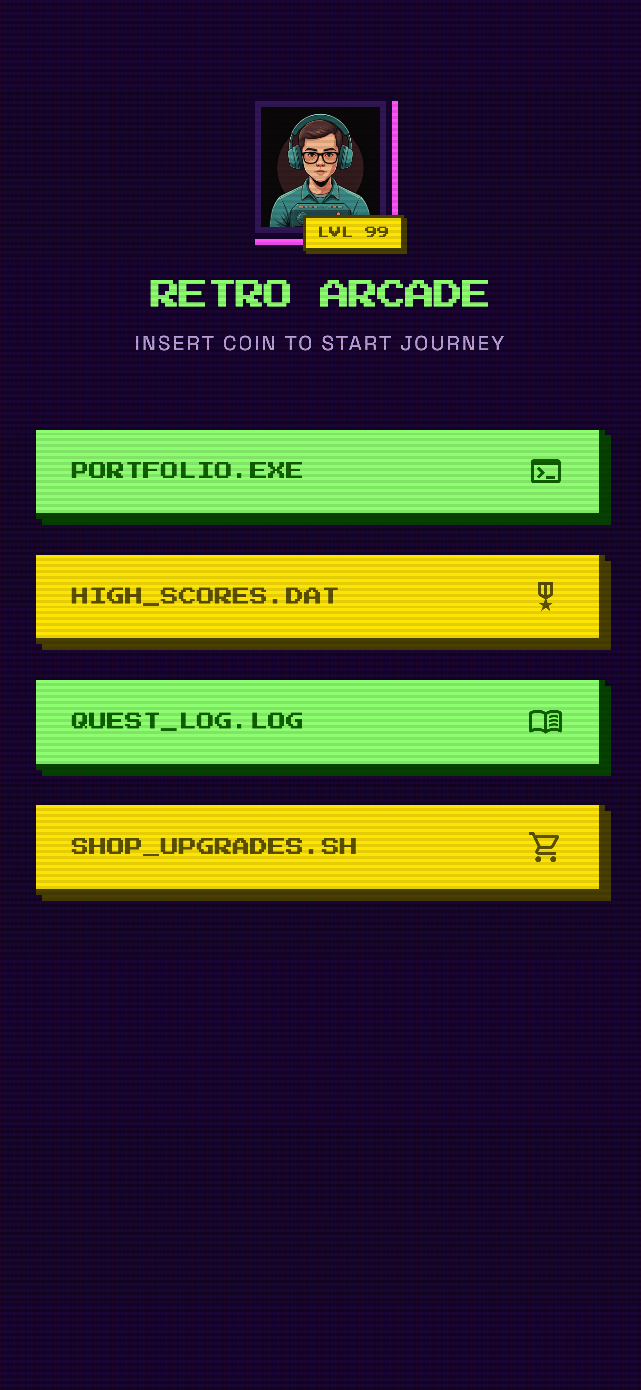 Retro Arcade template